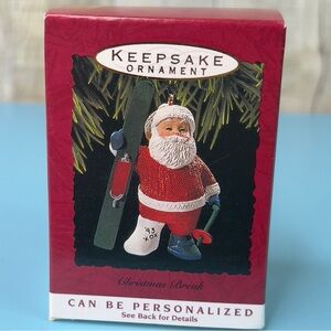 Hallmark Keepsake Ornament 1993 Christmas Break Can Be Personalized On Cast
